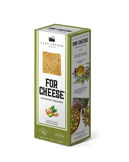 Crackers con pistacho y aceite de oliva.