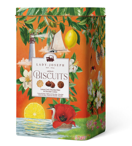 Surtido de galletas en caja metálica