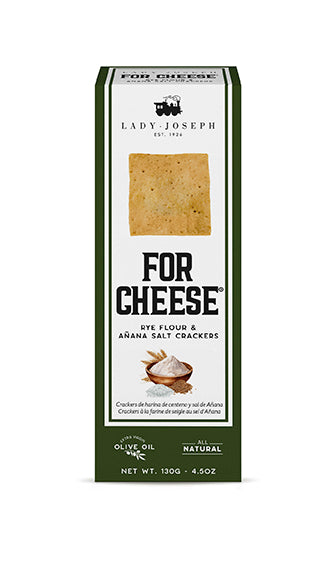 Crackers con harina de centeno y sal de Añana. Rye flour and Añana Salt Crackers.