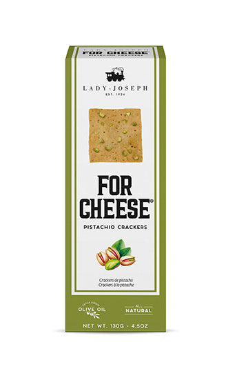 Crackers con pistacho y aceite de oliva.