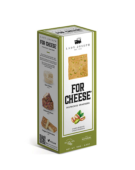 Crackers con pistacho y aceite de oliva.