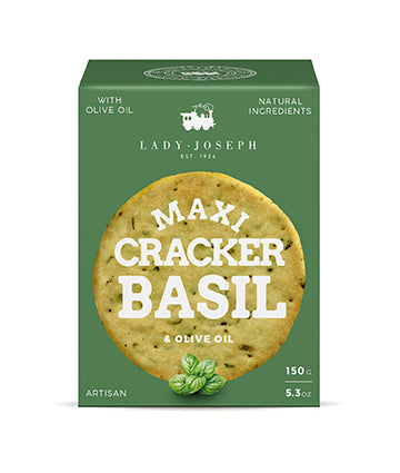 Maxi Cracker de Albahaca y aceite de oliva