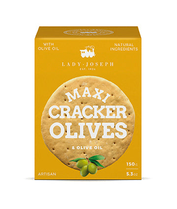 Maxi Cracker de Olivas Verdes y aceite de oliva