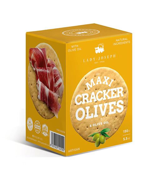 Maxi Cracker of Green Olives and olive oil
