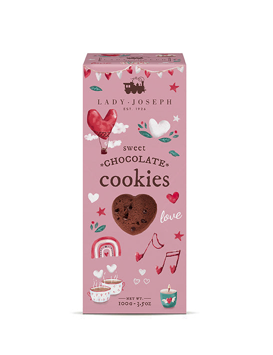 Deliciosas galletas con forma de corazón.