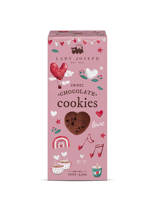 Deliciosas galletas con forma de corazón.