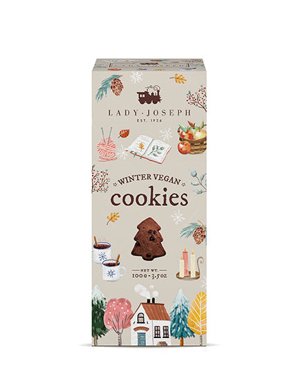 Deliciosas galletas de invierno con nibs de cacao.