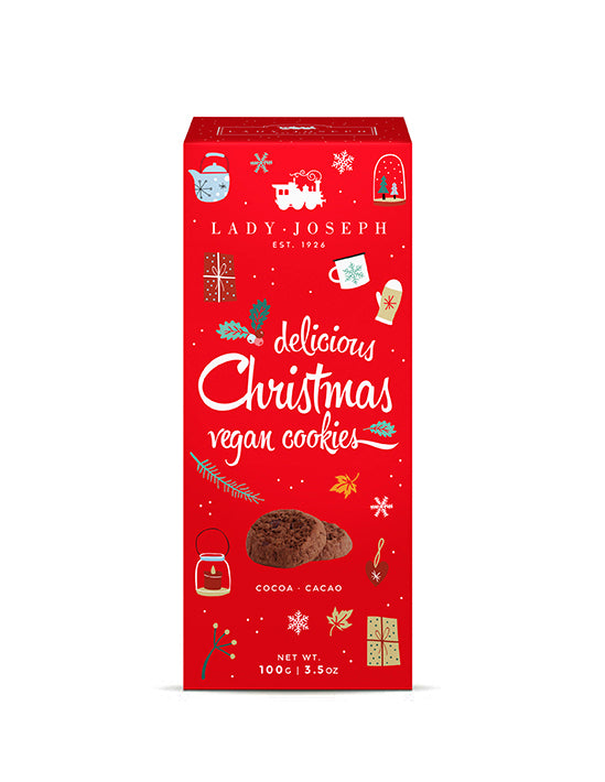 Galletas de chocolate de navidad.