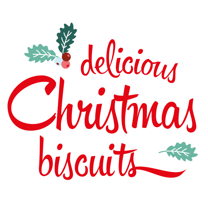 Biscuits au chocolat de Noël.