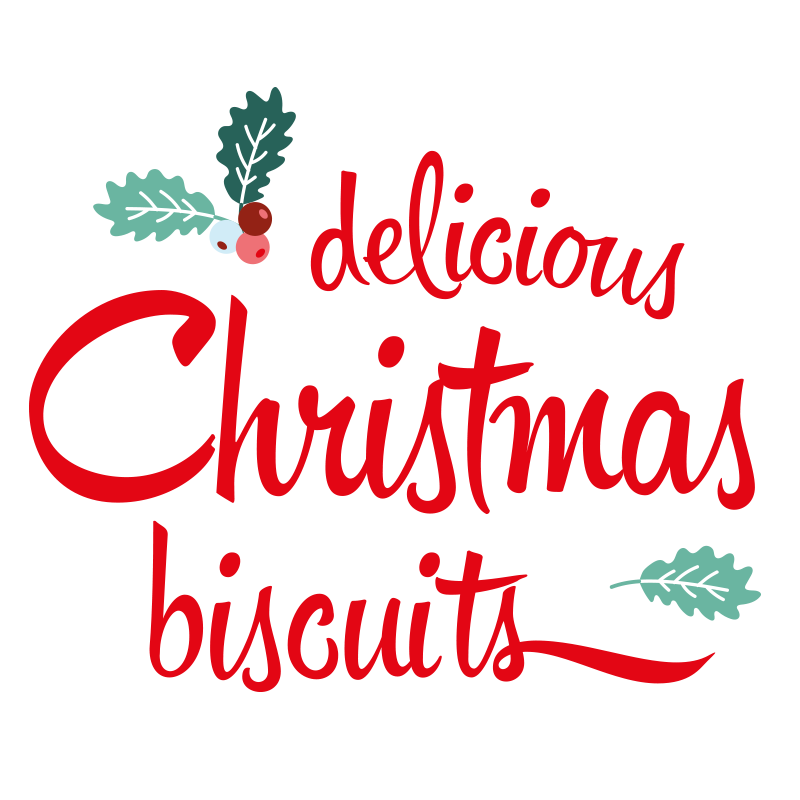 Galletas de chocolate de navidad.