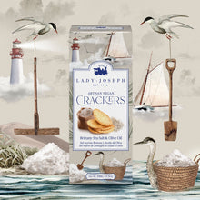 画像をギャラリービューアに読み込む, Crackers Veganas Artesanales de Sal Marina de Guérande (Francia) y Aceite de Oliva.
